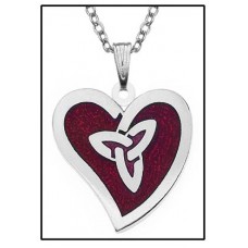 NECKLACE CELTIC HEART +TRINITY